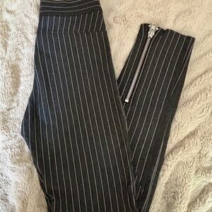 Ronny Kobo - Torn - Striped Black Women's Pants